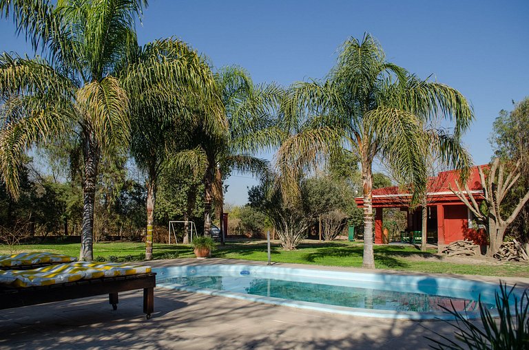 Casa con piscina para 6 personas - El Zanjón