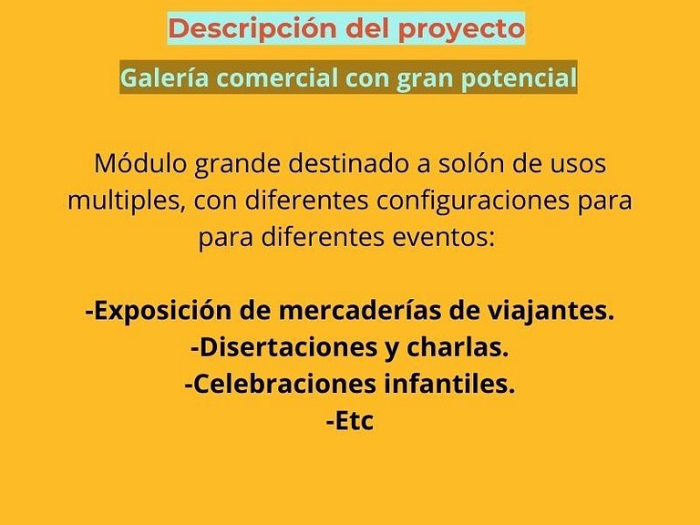 Inversion de alto rendimiento - Galería Comercial