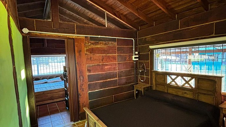 Cabaña para 8 a 500m del Lago Los Molinos