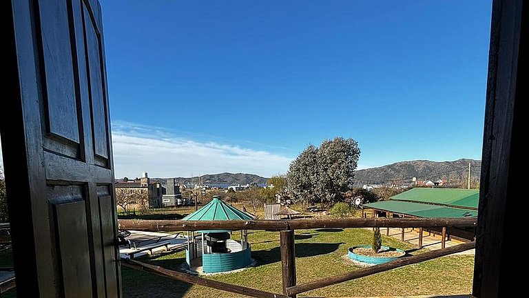 Cabaña para 8 a 500m del Lago Los Molinos