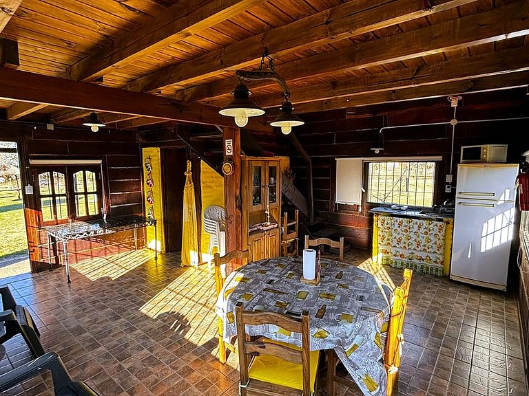 Cabin with grill, lake view