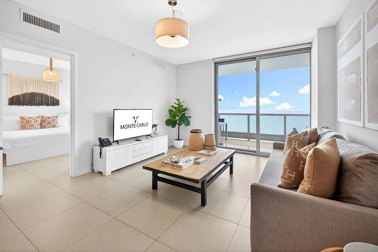 Departamento en Miami Beach para 4 personas con vista al mar