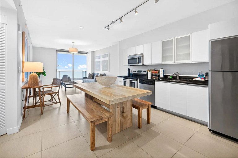Departamento en Miami Beach para 4 personas con vista al mar