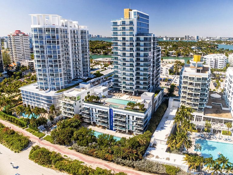 Departamento en Miami Beach para 4 personas con vista latera
