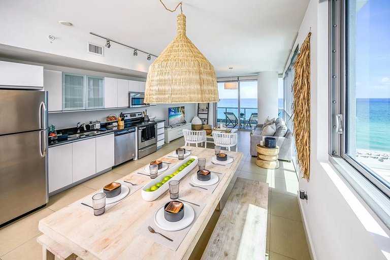Departamento en Miami Beach para 4 personas con vista al mar