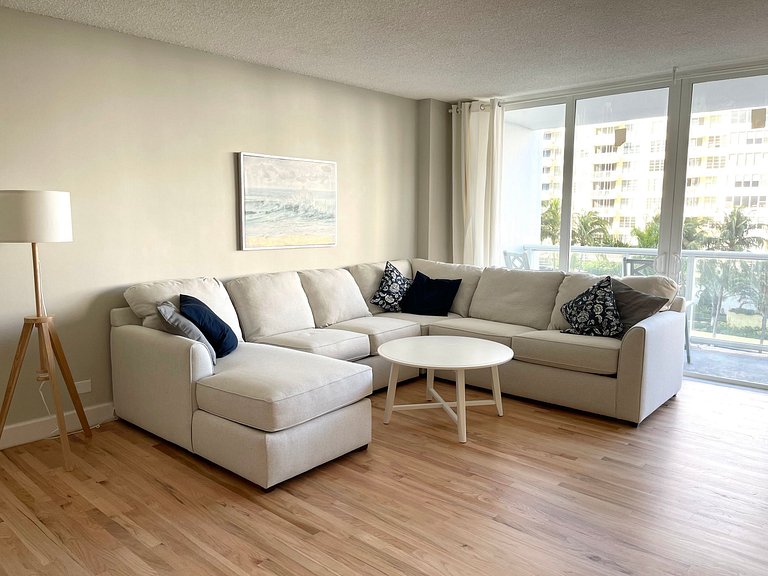Departamento en Miami Beach para 4 personas con vista a la b