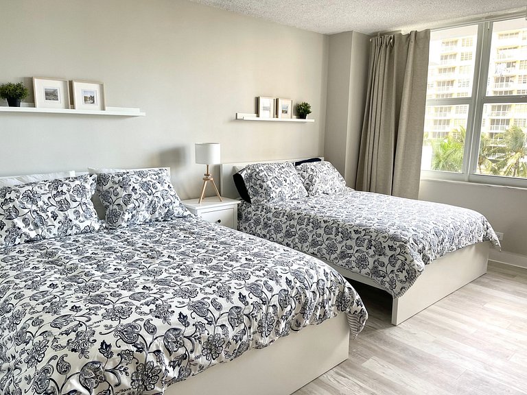 Departamento en Miami Beach para 4 personas con vista a la b