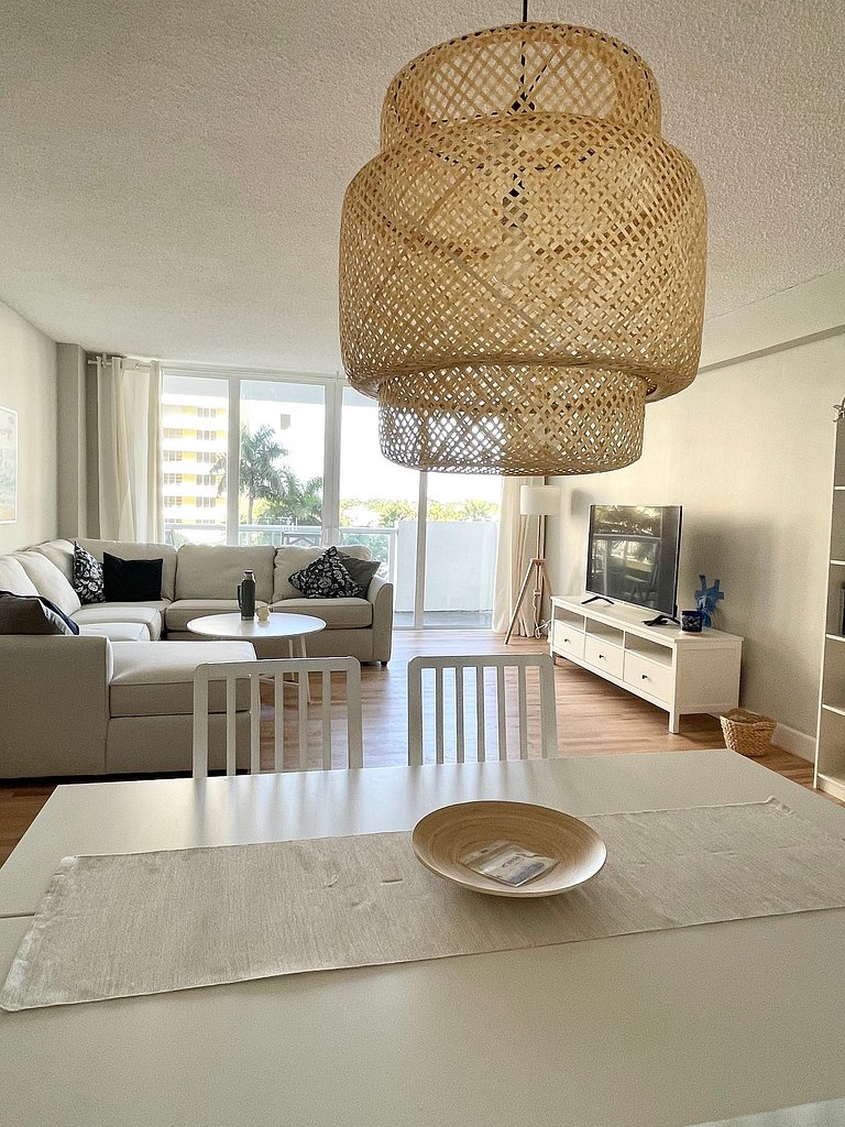 Departamento en Miami Beach para 4 personas con vista a la b
