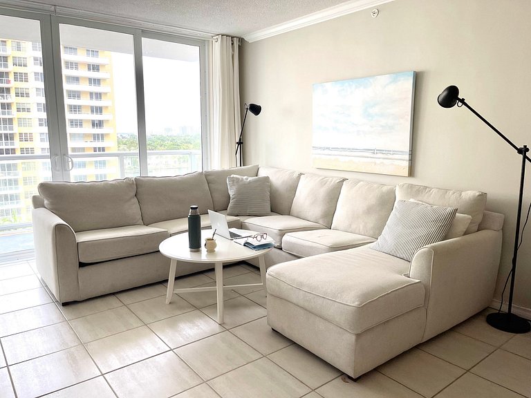 Departamento en Miami Beach para 4 personas con vista a la b
