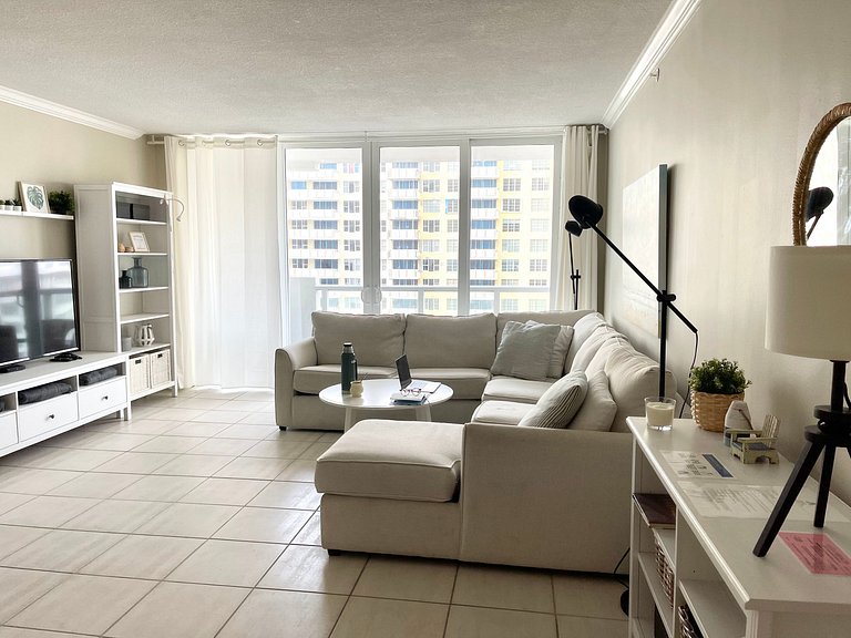 Departamento en Miami Beach para 4 personas con vista a la b