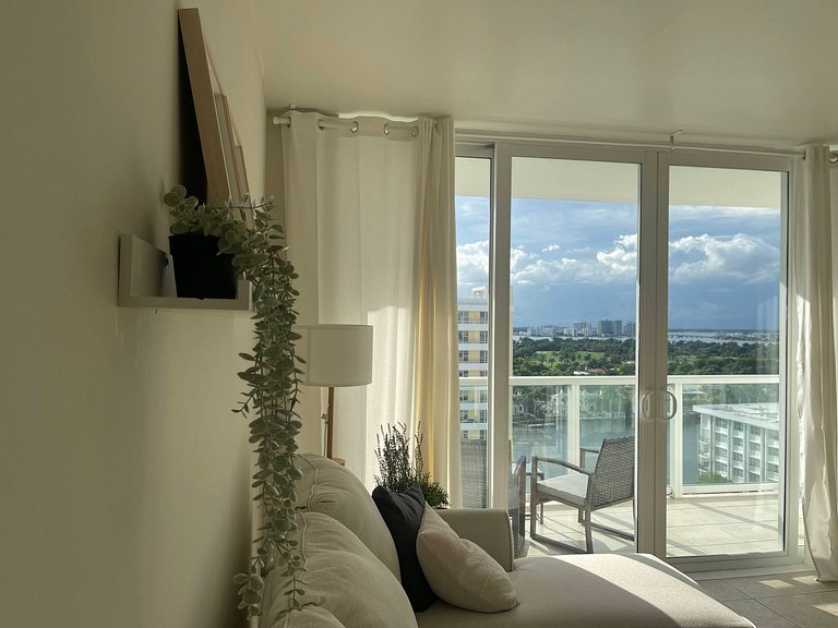 Departamento en Miami Beach para 4 personas con vista a la b
