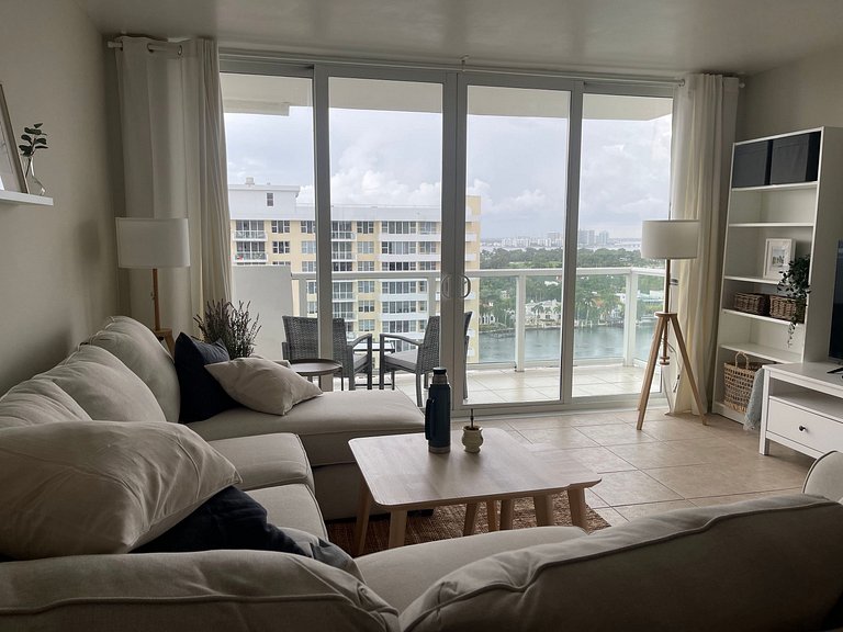 Departamento en Miami Beach para 4 personas con vista a la b