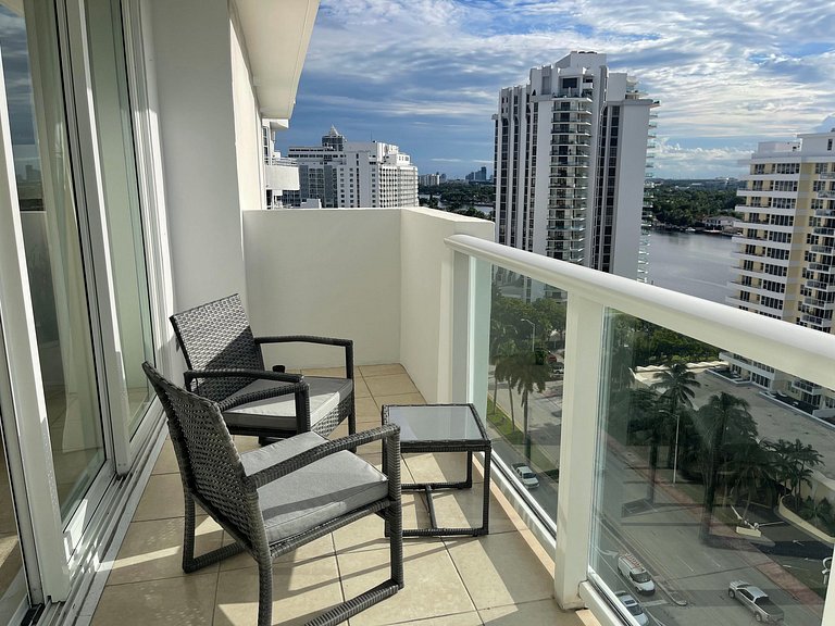 Departamento en Miami Beach para 4 personas con vista a la b