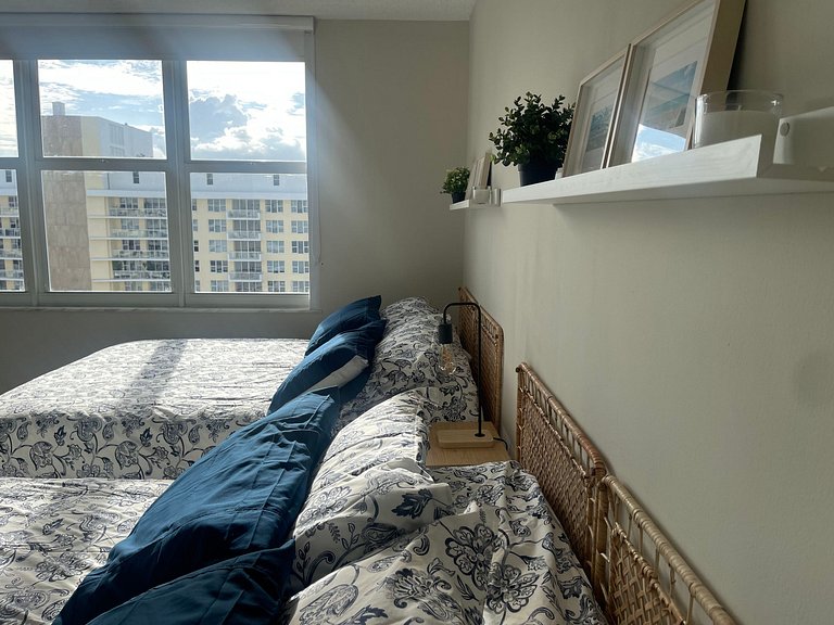 Departamento en Miami Beach para 4 personas con vista a la b