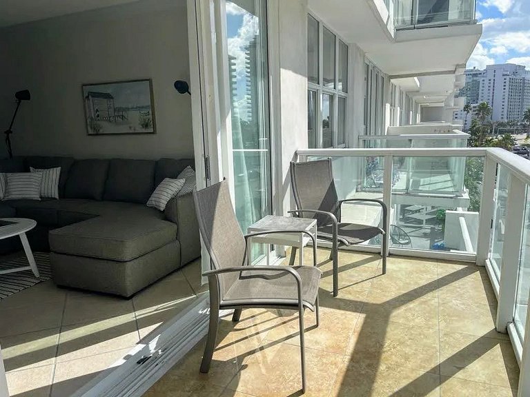Departamento en Miami Beach para 4 personas con vista a la b