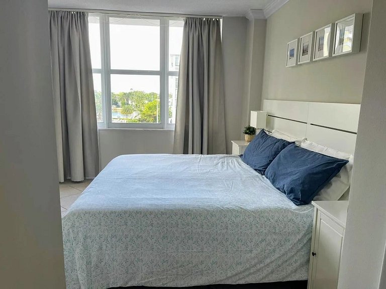 Departamento en Miami Beach para 4 personas con vista a la b