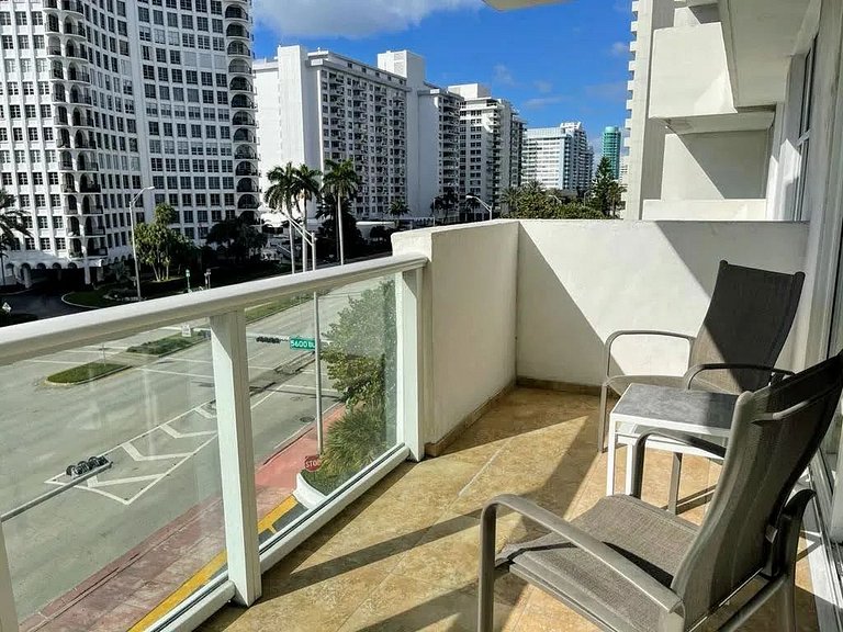 Departamento en Miami Beach para 4 personas con vista a la b