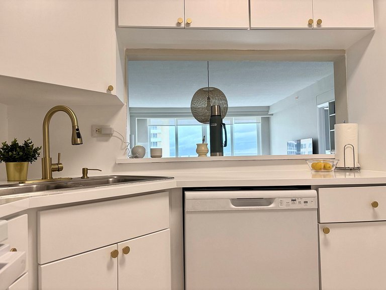 Departamento en Miami Beach para 4 personas con vista a la b