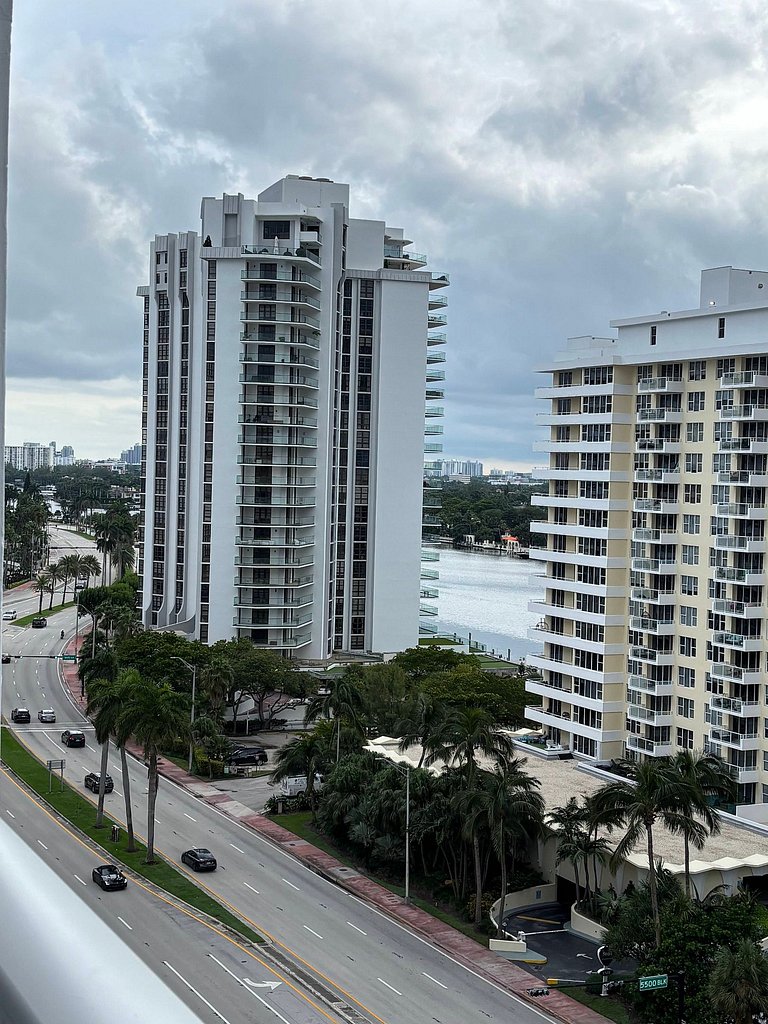 Departamento en Miami Beach para 4 personas con vista a la b