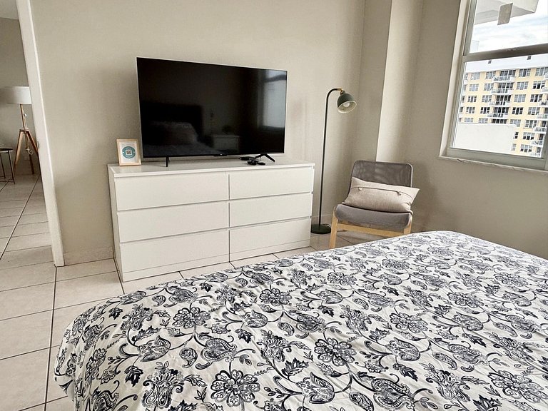Departamento en Miami Beach para 4 personas con vista a la b