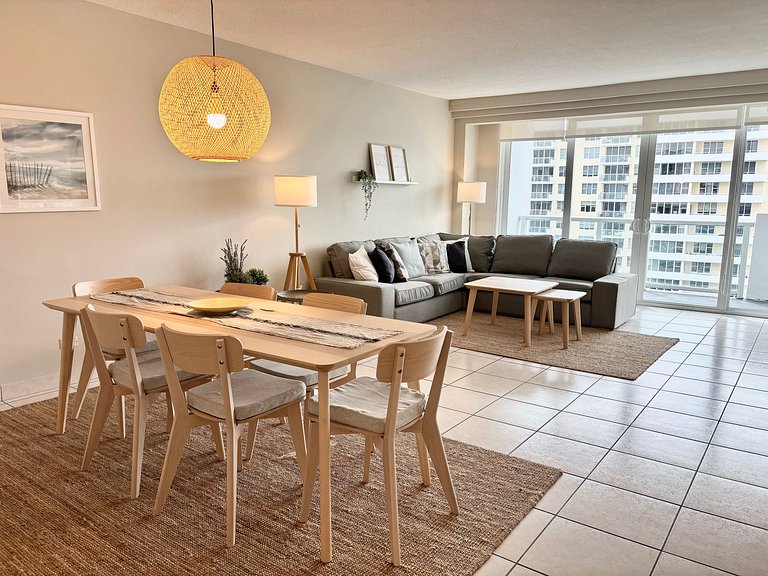 Departamento en Miami Beach para 4 personas con vista a la b