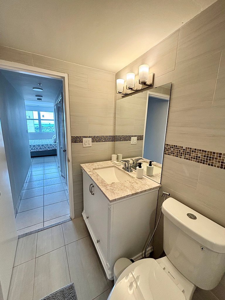 Departamento en Miami Beach para 4 personas con vista a la b