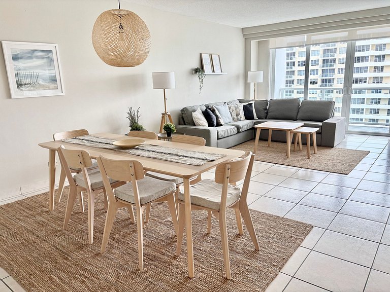 Departamento en Miami Beach para 4 personas con vista a la b