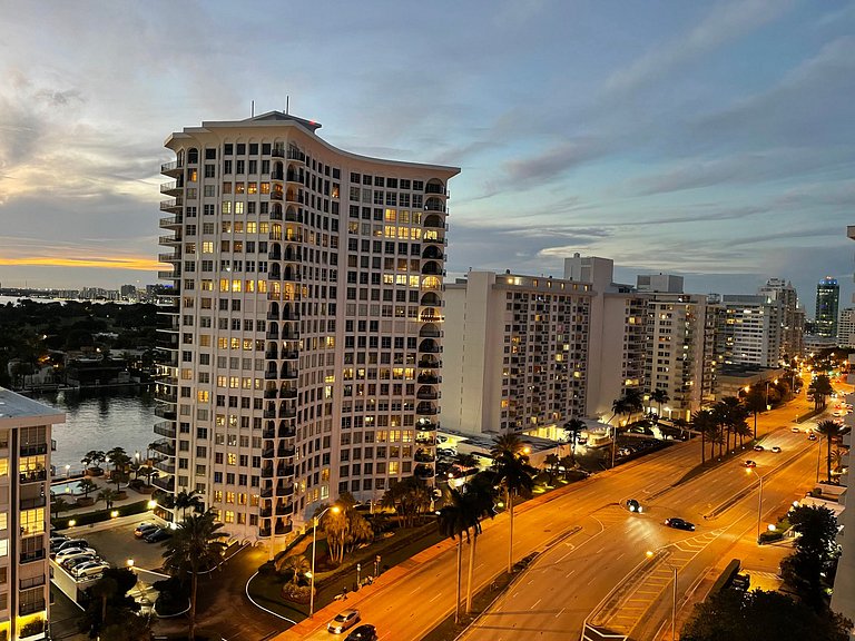 Departamento en Miami Beach para 4 personas con vista a la b