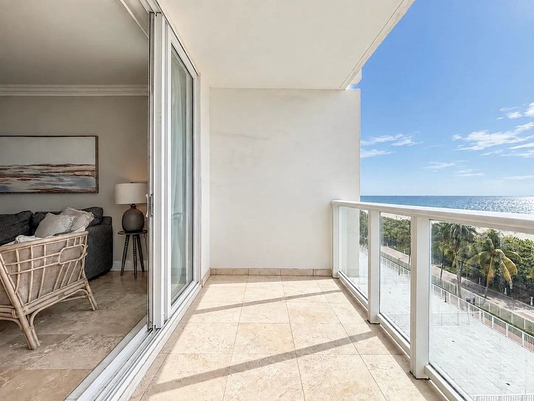 Departamento en Miami Beach para 4 personas con vista al mar