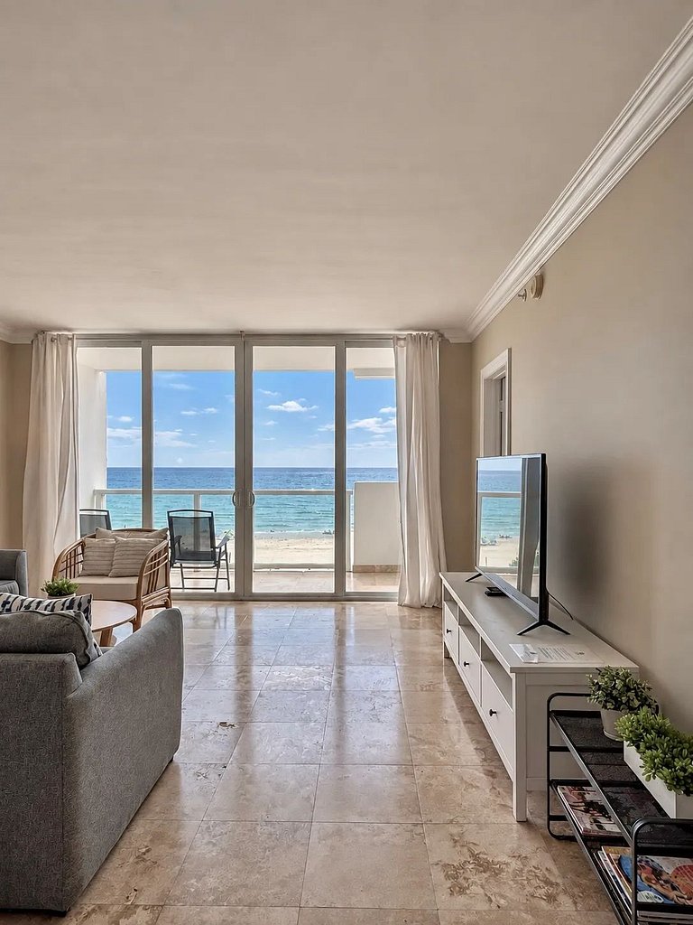 Departamento en Miami Beach para 4 personas con vista al mar