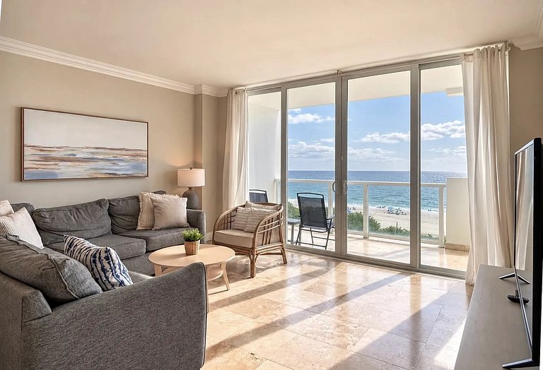 Departamento en Miami Beach para 4 personas con vista al mar
