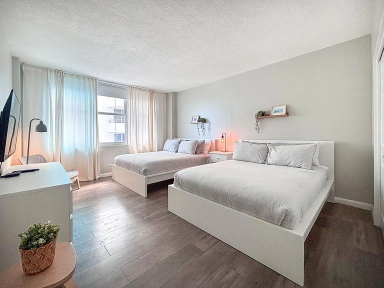 Departamento en Miami Beach para 6 personas con vista al mar