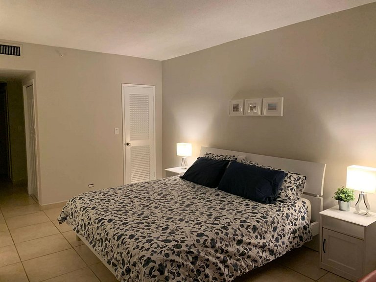 Departamento en Miami Beach para 6 personas con vista a la b