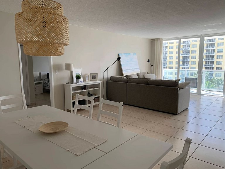 Departamento en Miami Beach para 6 personas con vista a la b