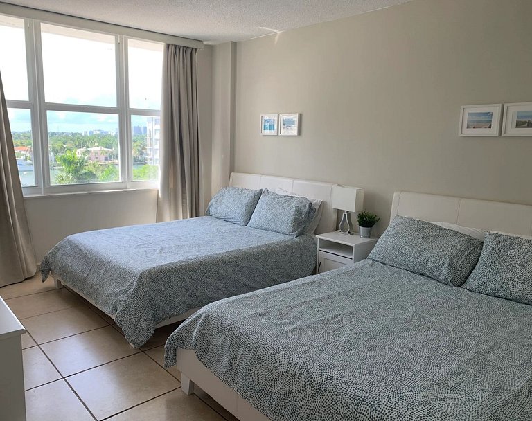 Departamento en Miami Beach para 6 personas con vista a la b