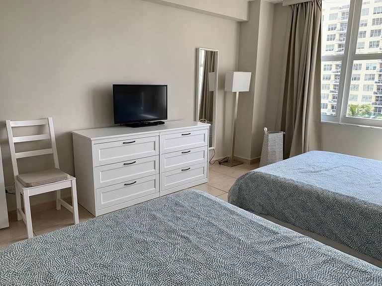 Departamento en Miami Beach para 6 personas con vista a la b