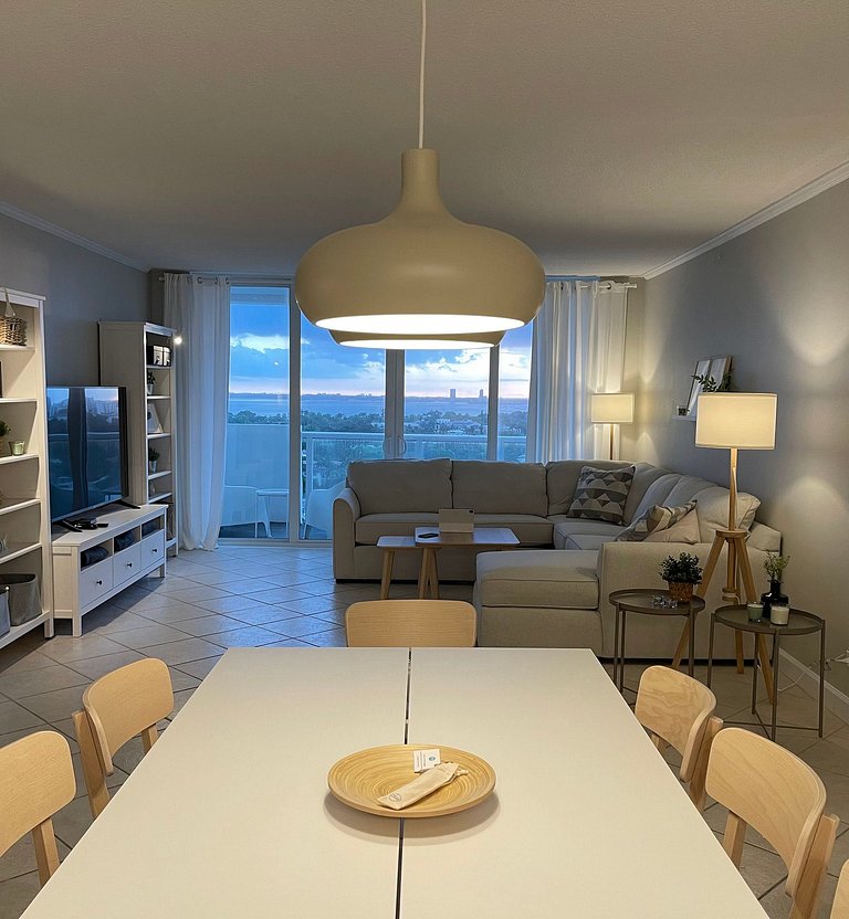 Departamento en Miami Beach para 6 personas con vista a la b