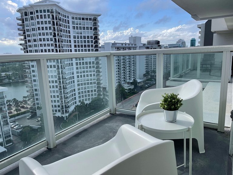 Departamento en Miami Beach para 6 personas con vista a la b