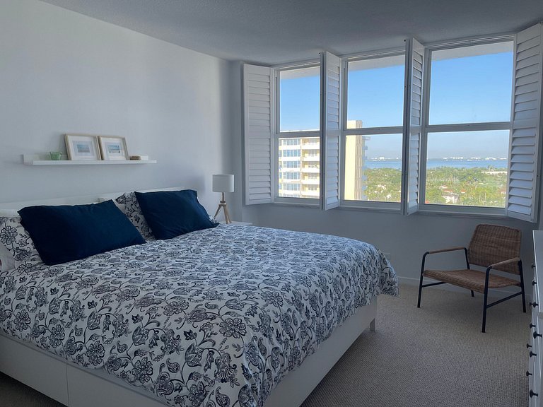 Departamento en Miami Beach para 6 personas con vista a la b