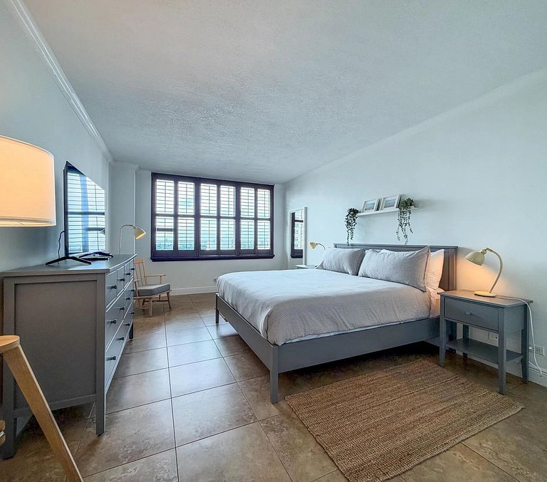 Departamento en Miami Beach para 6 personas con vista a la b