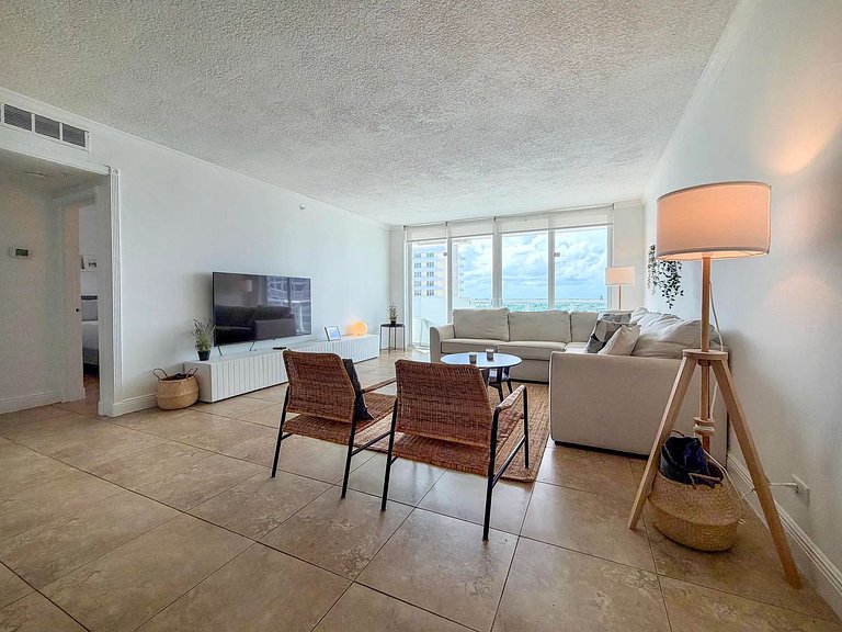 Departamento en Miami Beach para 6 personas con vista a la b