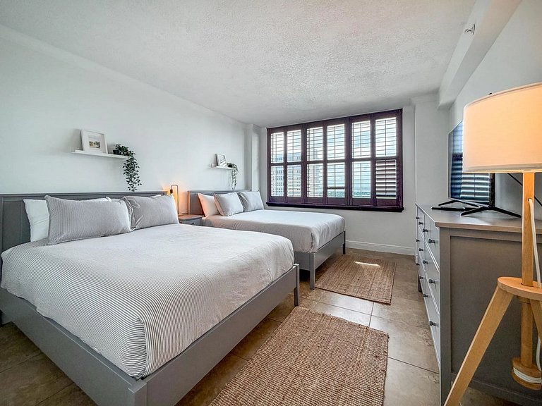 Departamento en Miami Beach para 6 personas con vista a la b