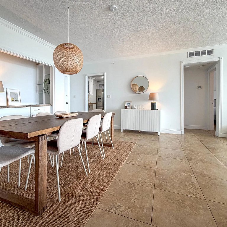 Departamento en Miami Beach para 6 personas con vista a la b