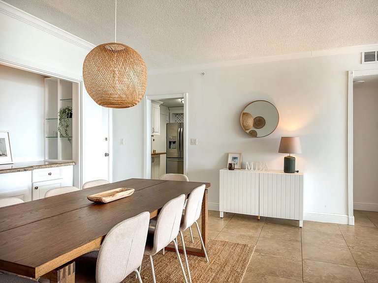 Departamento en Miami Beach para 6 personas con vista a la b