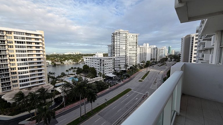 Departamento en Miami Beach para 6 personas con vista a la b