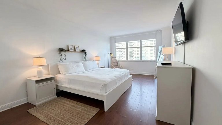 Departamento en Miami Beach para 6 personas con vista a la b